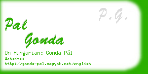 pal gonda business card